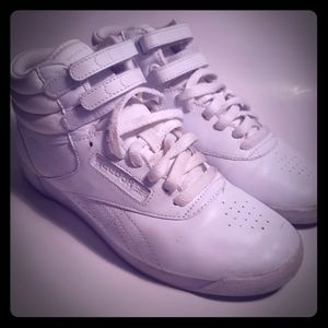 Reebok high tops classic size 8